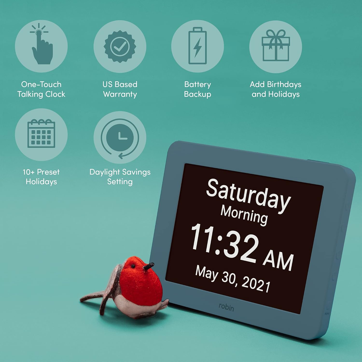 Robin Day Clock